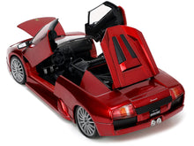 Load image into Gallery viewer, Lamborghini Murcielago Roadster Red Metallic &quot;Hyper-Spec&quot; Series 1/24 Diecast Model Car by Jada Jada
