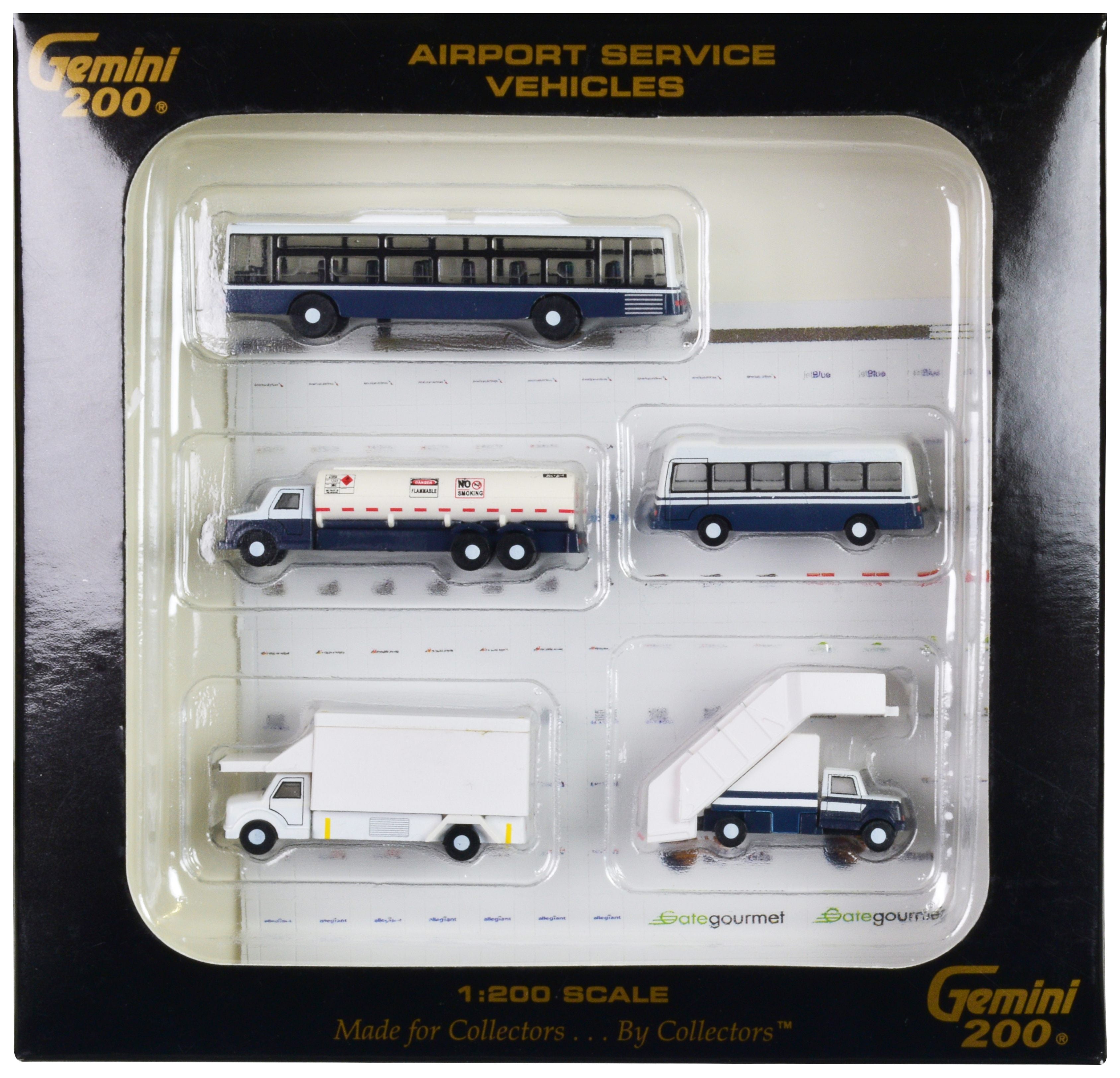 Airport Service Vehicles Set of 5 pieces "Gemini 200" Series Diecast Models by GeminiJets GeminiJets