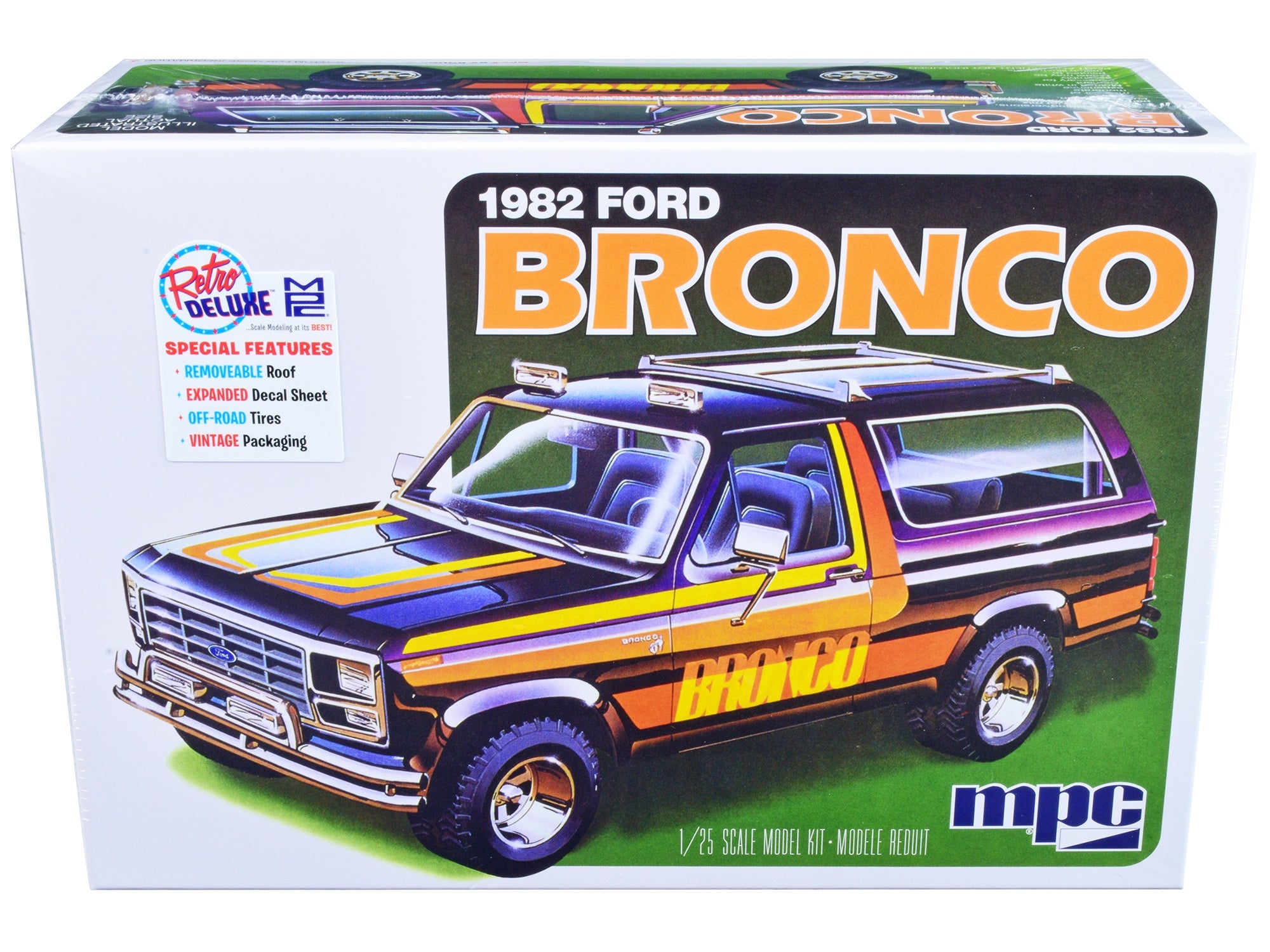 Skill 2 Model Kit 1982 Ford Bronco 1/25 Scale Model by MPC MPC