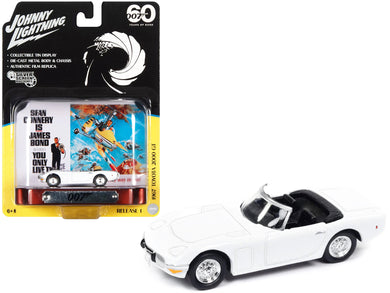 1967 Toyota 2000 GT Convertible RHD (Right Hand Drive) White 007 (James Bond) 