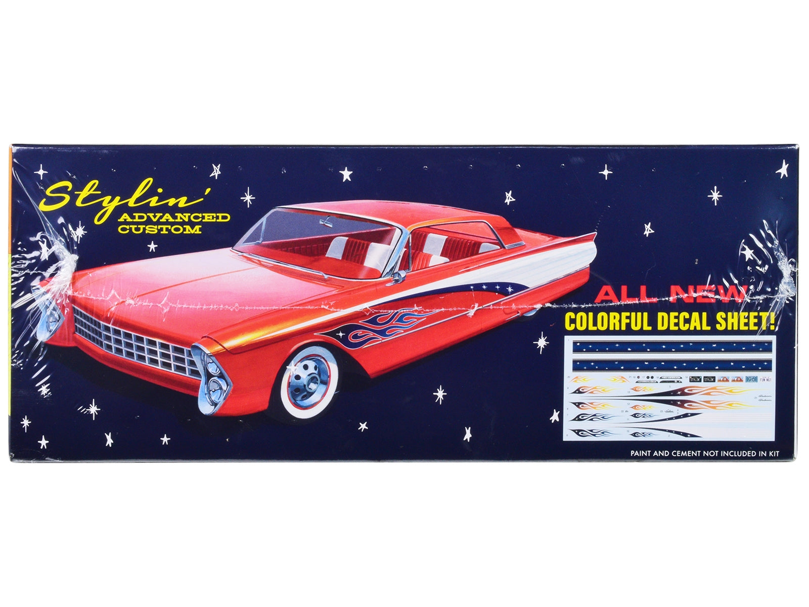 Skill 2 Model Kit 1961 Ford Galaxie Hardtop 3-in-1 Kit 1/25 Scale Model by AMT AMT