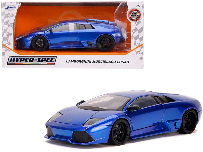 Lamborghini Murcielago LP640 Candy Blue "Hyper-Spec" 1/24 Diecast Model Car by Jada Jada