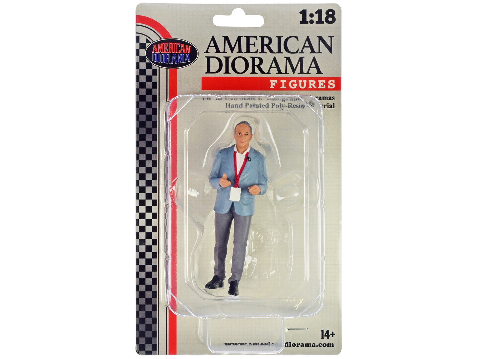 "On-Air" Figure 2 for 1/18 Scale Models by American Diorama American Diorama