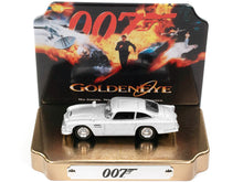 Load image into Gallery viewer, Aston Martin DB5 RHD (Right Hand Drive) Silver Metallic 007 (James Bond) &quot;GoldenEye&quot; (1995) Movie with Collectible Tin Display &quot;Silver Screen Machines&quot; Series 1/64 Diecast Model Car by Johnny Lightning Johnny Lightning
