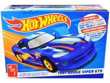 Load image into Gallery viewer, Skill 1 Snap Model Kit 1997 Dodge Viper GTS &quot;Hot Wheels&quot; 1/25 Scale Model by AMT AMT
