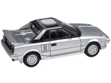 Load image into Gallery viewer, 1985 Toyota MR2 MK1 Super Silver Metallic with Sunroof 1/64 Diecast Model Car by Paragon Models Paragon
