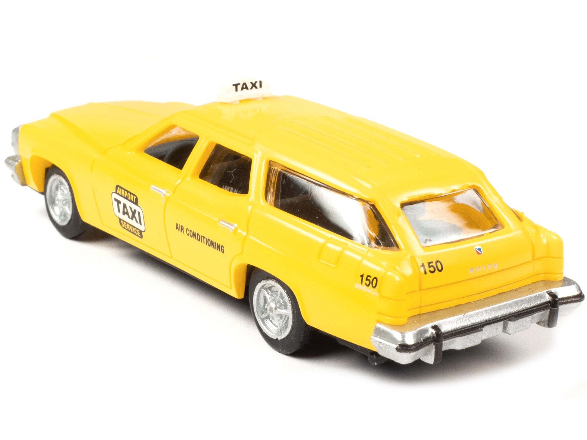 1974 Buick Estate Station Wagon Taxi Yellow 1/87 (HO) Scale Model by Classic Metal Works Classic Metal Works