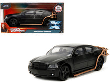 Load image into Gallery viewer, 2006 Dodge Charger Matt Black with Outer Cage &quot;Fast &amp; Furious&quot; Series 1/32 Diecast Model Car by Jada Jada
