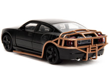 Load image into Gallery viewer, 2006 Dodge Charger Matt Black with Outer Cage &quot;Fast &amp; Furious&quot; Series 1/32 Diecast Model Car by Jada Jada
