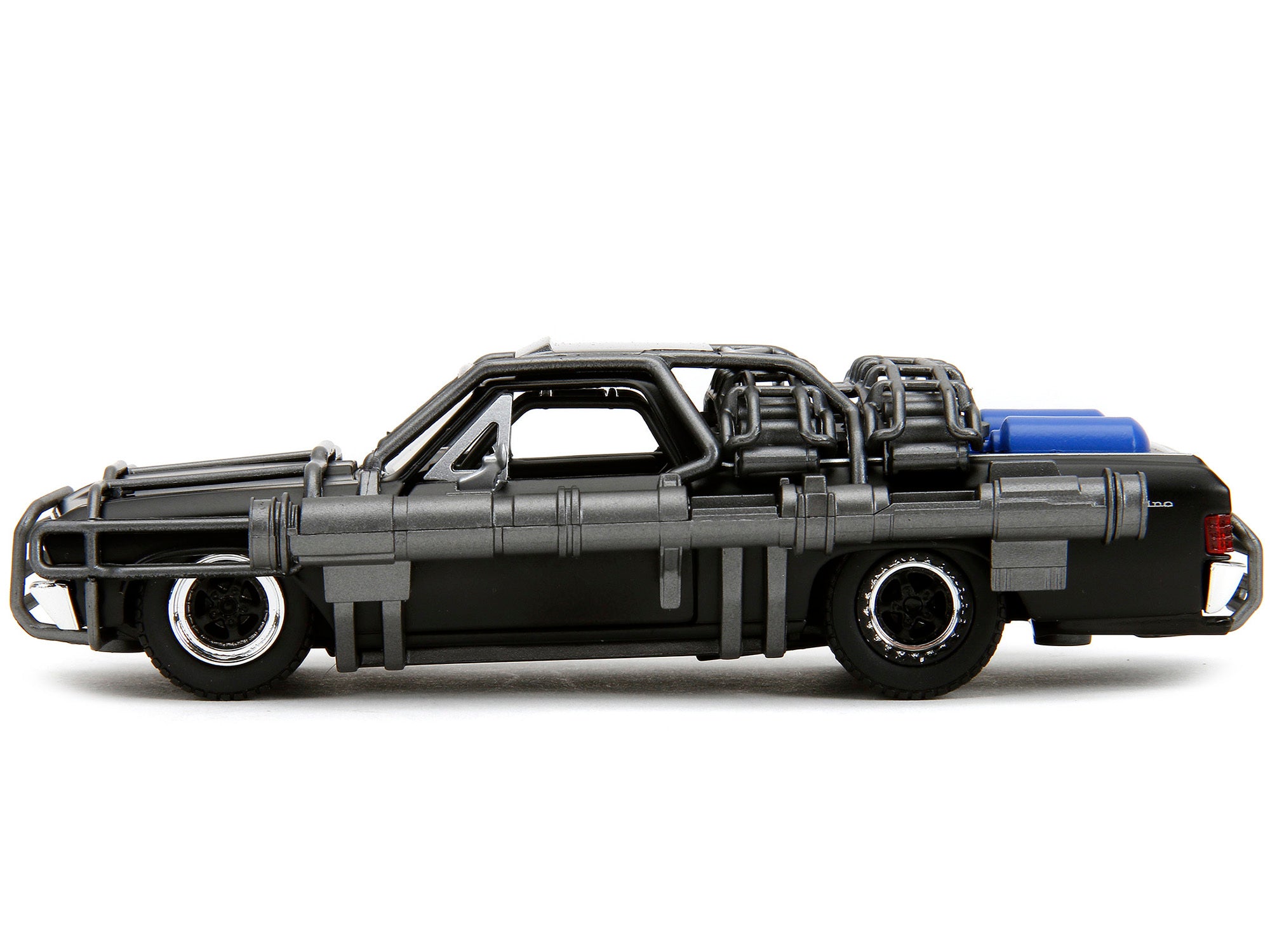 1967 Chevrolet El Camino with Cannons Matt Black "Fast X" (2023) Movie "Fast & Furious" Series 1/32 Diecast Model Car by Jada Jada