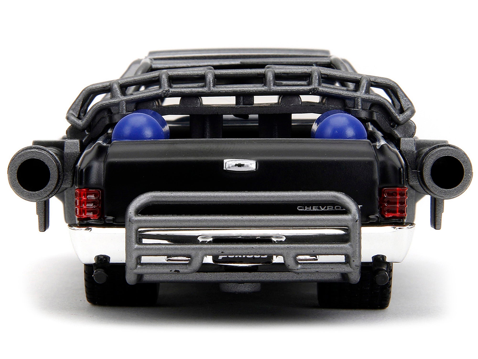 1967 Chevrolet El Camino with Cannons Matt Black "Fast X" (2023) Movie "Fast & Furious" Series 1/32 Diecast Model Car by Jada Jada