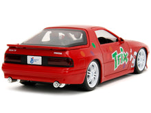 Load image into Gallery viewer, 1985 Mazda RX-7 RHD (Right Hand Drive) Red with Graphics and Trix Rabbit Diecast Figure &quot;Trix Cereal&quot; &quot;Hollywood Rides&quot; Series 1/24 Diecast Model Car by Jada Jada
