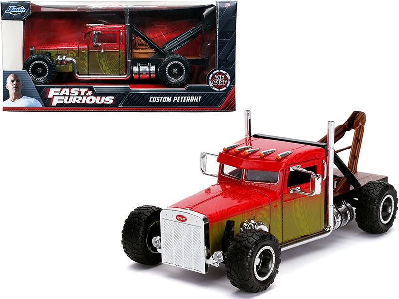 Custom Peterbilt Tow Truck "Fast & Furious" Series 1/24 Diecast Model by Jada Jada