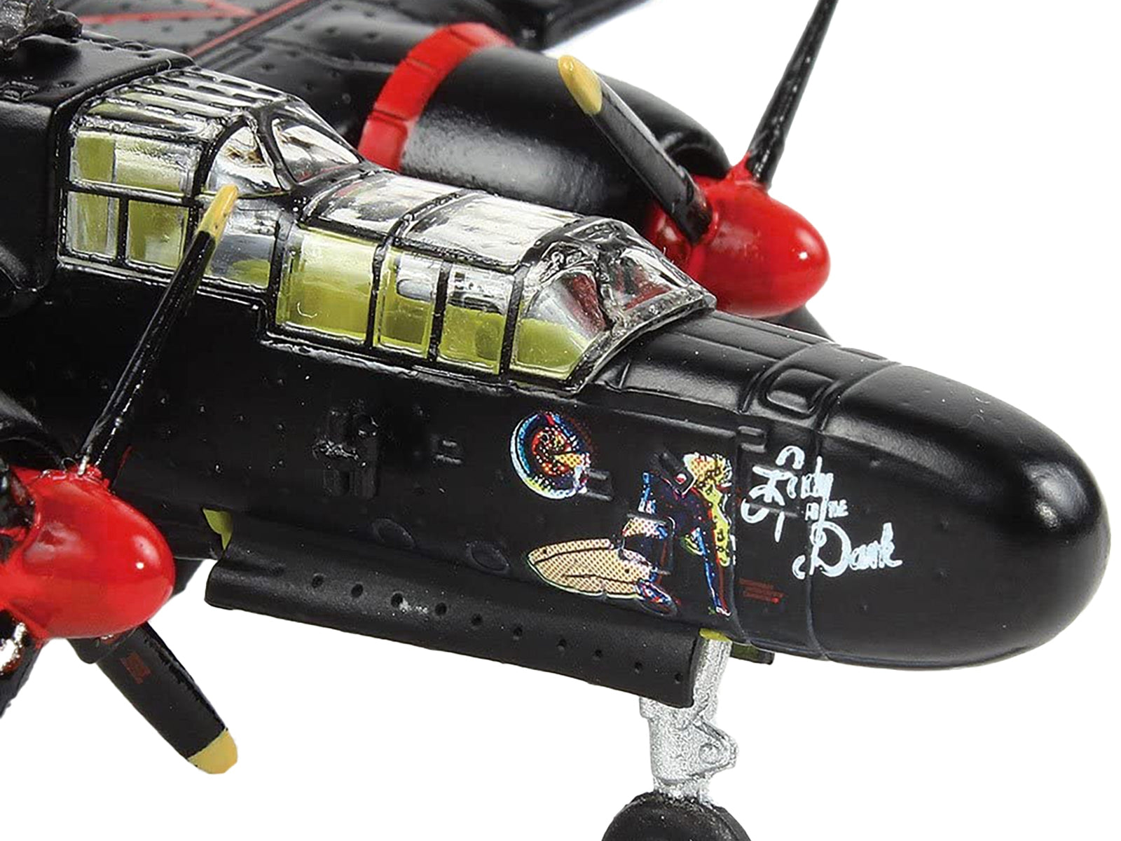 Northrop P-61B Black Widow Fighter Aircraft "Lady in the Dark" "Maj. Lee Kendall 548th NFS" (1945) "Smithsonian National Air and Space Museum" "Collector Series" 1/144 Diecast Model by Air Force 1 Air Force 1