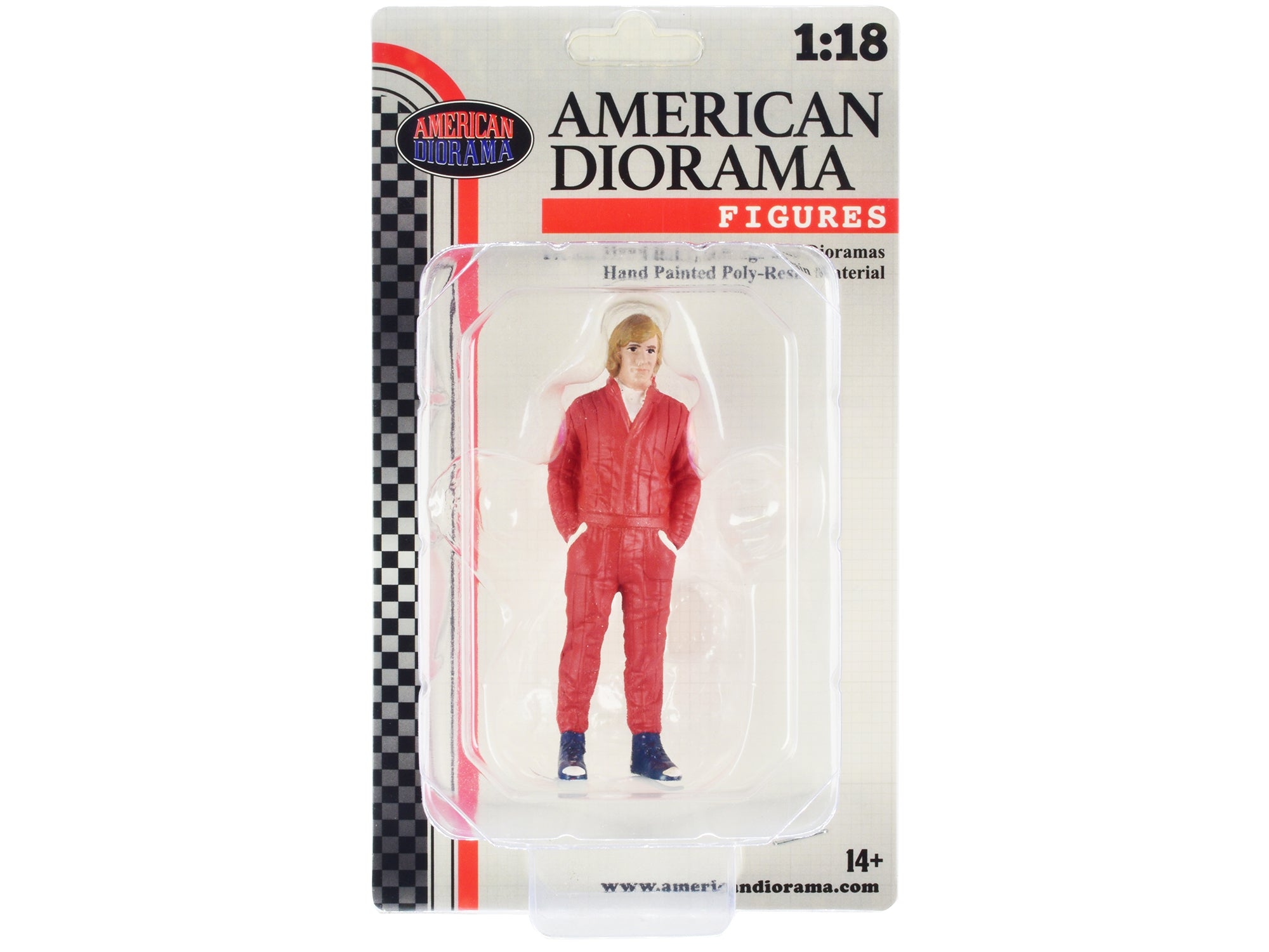 "Racing Legends" 70's Figure A for 1/18 Scale Models by American Diorama American Diorama