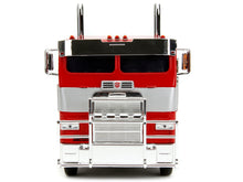 Load image into Gallery viewer, Optimus Prime Tractor Truck Red and Blue with Silver Stripes &quot;Transformers: Rise of the Beasts&quot; (2023) Movie &quot;Hollywood Rides&quot; Series Diecast Model Car by Jada Jada
