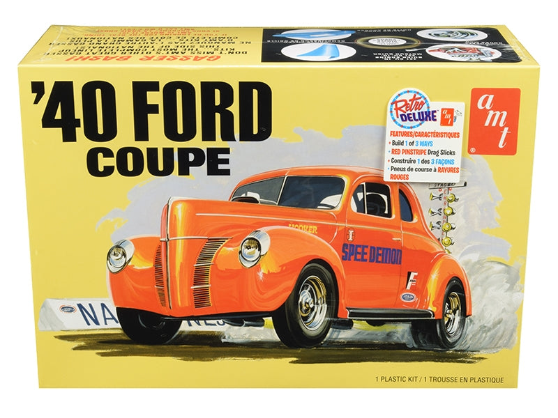 Skill 2 Model Kit 1940 Ford Coupe 3 in 1 Kit 1/25 Scale Model by AMT AMT