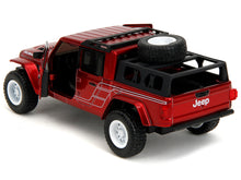 Load image into Gallery viewer, 2020 Jeep Gladiator Pickup Truck Candy Red &quot;Pink Slips&quot; Series 1/32 Diecast Model Car by Jada Jada
