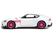 Load image into Gallery viewer, 2020 Toyota Supra White Metallic with Pink Wheels &quot;Pink Slips&quot; Series 1/32 Diecast Model Car by Jada Jada
