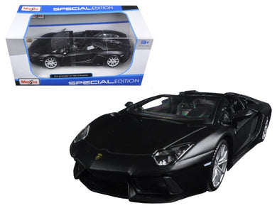 Lamborghini Aventador LP 700-4 Roadster Matt Black 1/24 Diecast Model Car  by Maisto Maisto