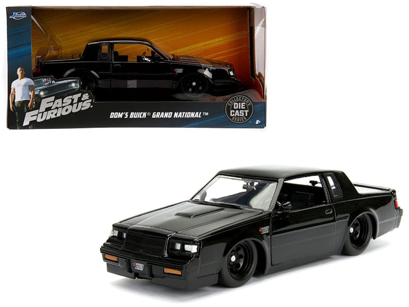 Dom's Buick Grand National Black "Fast & Furious" Movie 1/24 Diecast Model Car by Jada Jada