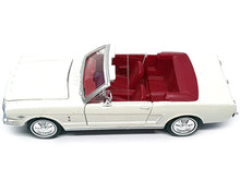 Load image into Gallery viewer, 1964 1/2 Ford Mustang Convertible White with Red Interior James Bond 007 &quot;Goldfinger&quot; (1964) Movie &quot;James Bond Collection&quot; Series 1/24 Diecast Model Car by Motormax Motormax
