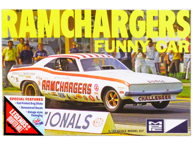 Skill 2 Model Kit Dodge Challenger Ramchargers Funny Car 