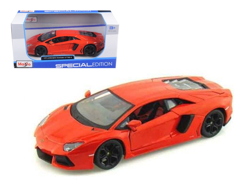 Lamborghini Aventador LP700-4 Orange 1/24 Diecast Model Car by Maisto Maisto