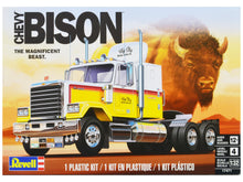 Load image into Gallery viewer, Level 4 Model Kit 1978 Chevrolet Bison Truck Tractor 1/32 Scale Model by Revell Revell
