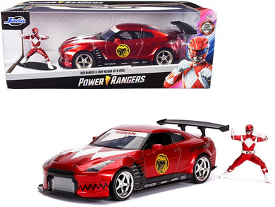 2009 Nissan GT-R (R35) Candy Red and Red Ranger Diecast Figurine 