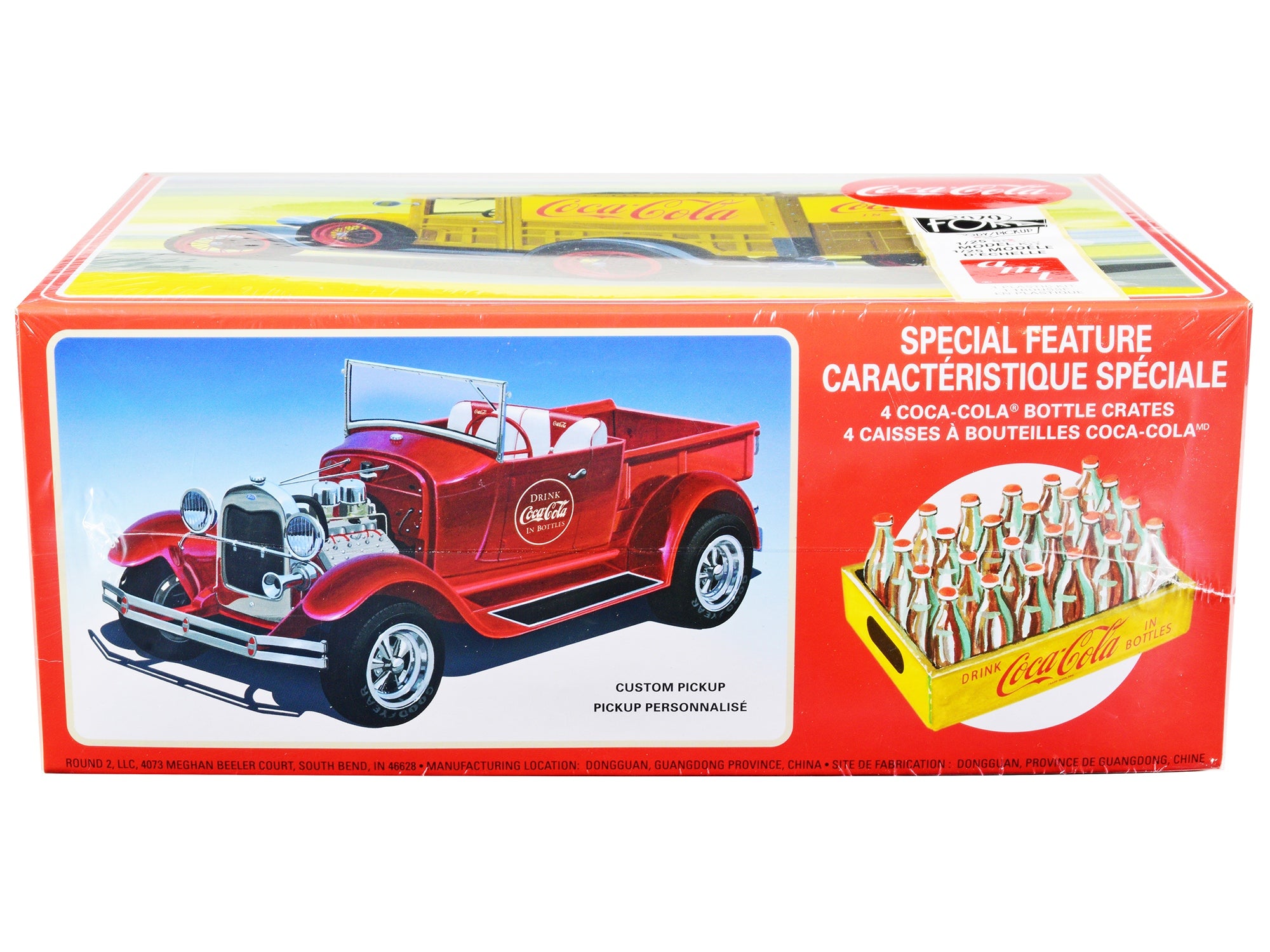 Skill 3 Model Kit 1929 Ford Woody/Pickup 4-in-1 Kit "Coca-Cola" 1/25 Scale Model Car by AMT AMT