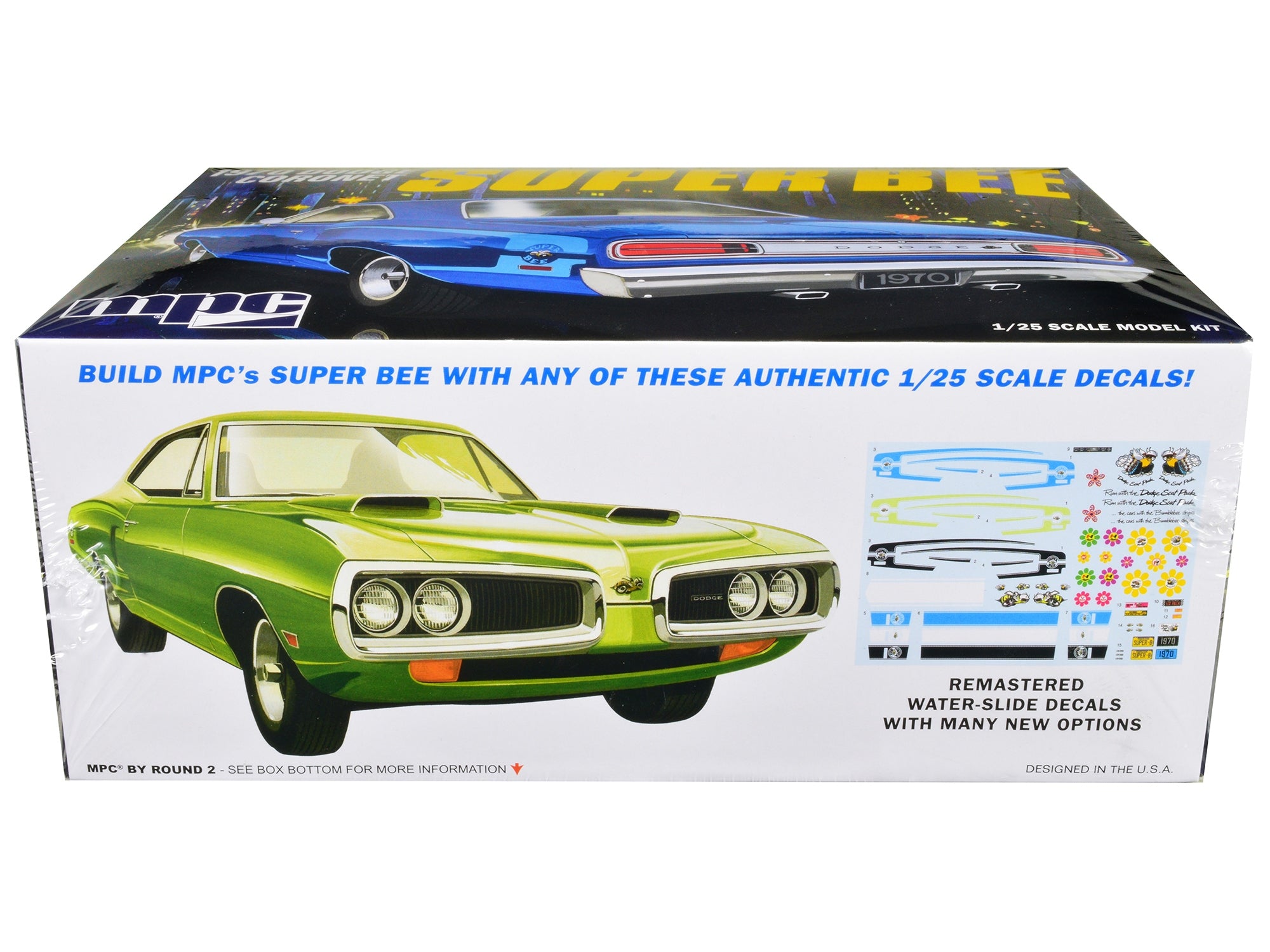 Skill 2 Model Kit 1970 Dodge Coronet Super Bee 1/25 Scale Model by MPC MPC