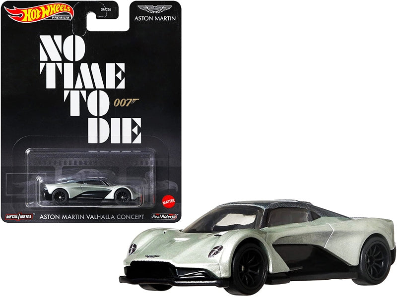 Aston Martin Valhalla Concept Light Green Metallic with Dark Green Top (James Bond 007) "No Time to Die" (2021) Movie Diecast Model Car by Hot Wheels Hotwheels