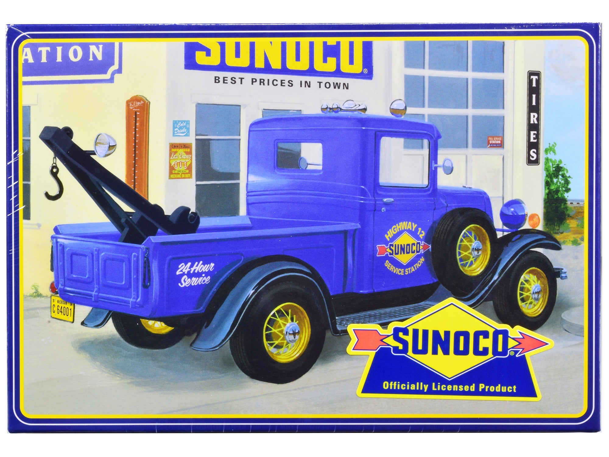 Skill 2 Model Kit 1934 Ford Pickup Truck "Sunoco" 3 in 1 Kit 1/25 Scale Model by AMT AMT