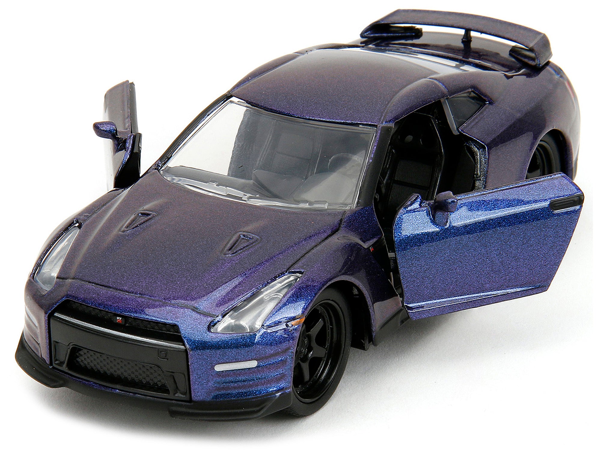 2009 Nissan GT-R (R35) Purple Metallic "Pink Slips" Series 1/32 Diecast Model Car by Jada Jada