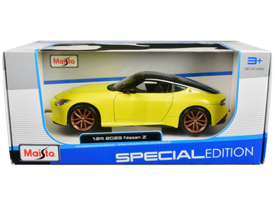 2023 Nissan Z Yellow Metallic with Black Top 