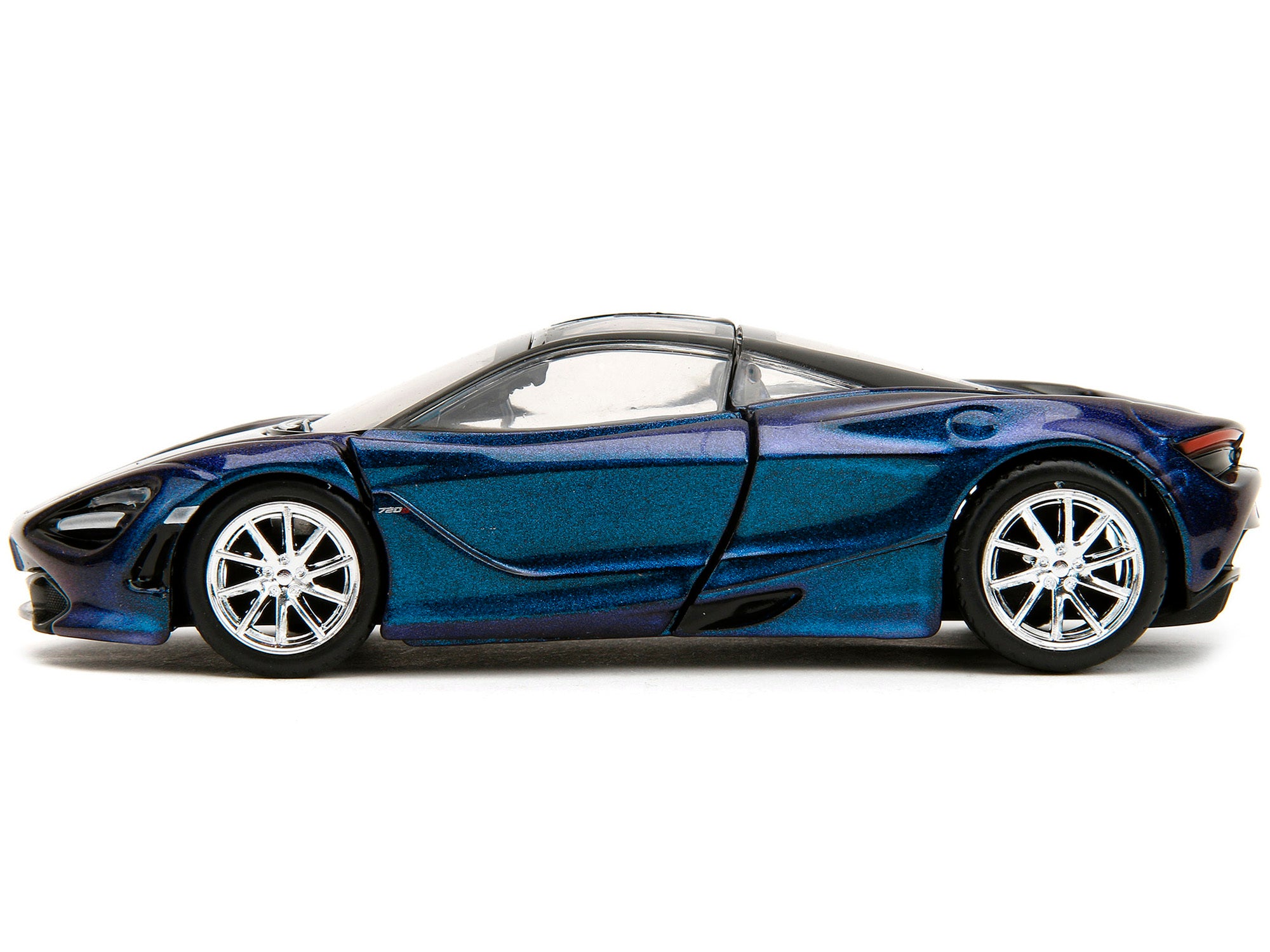 McLaren 720S Blue Metallic with Black Top "Pink Slips" Series 1/32 Diecast Model Car by Jada Jada