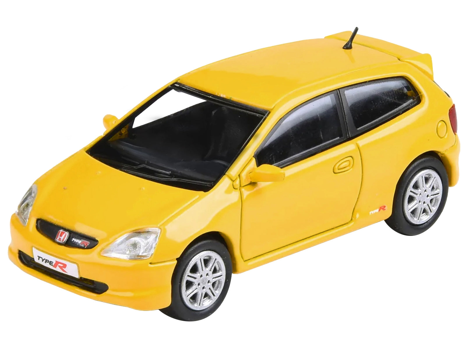 2001 Honda Civic Type R EP3 Sunlight Yellow 1/64 Diecast Model Car by Paragon Models Paragon