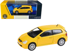 Load image into Gallery viewer, 2001 Honda Civic Type R EP3 Sunlight Yellow 1/64 Diecast Model Car by Paragon Models Paragon
