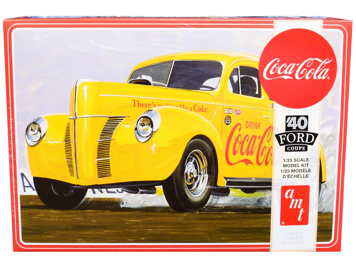 Skill 3 Model Kit 1940 Ford Coupe "Coca-Cola" 1/25 Scale Model by AMT AMT