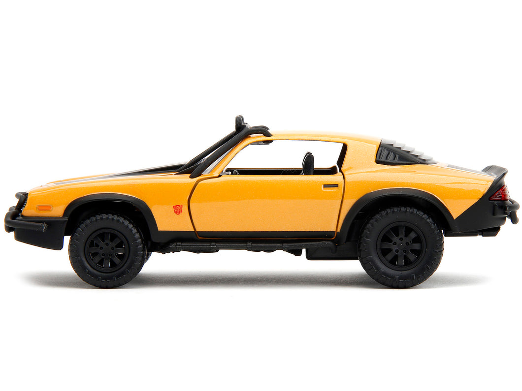 1977 Chevrolet Camaro Off-Road Version Yellow Metallic with Black Stripes 