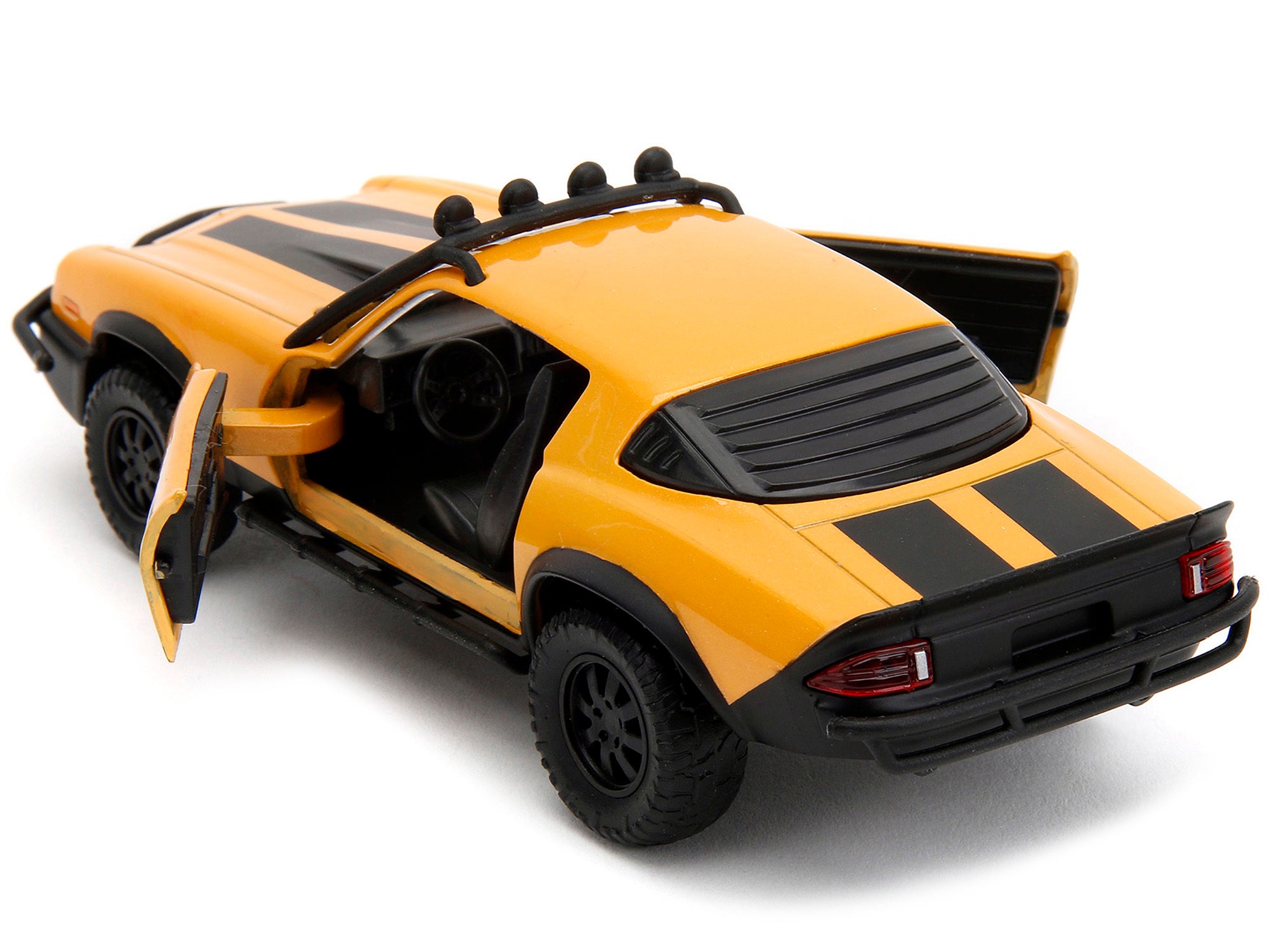 1977 Chevrolet Camaro Off-Road Version Yellow Metallic with Black Stripes "Transformers: Rise of the Beasts" (2023) Movie "Hollywood Rides" Series 1/32 Diecast Model Car by Jada Jada