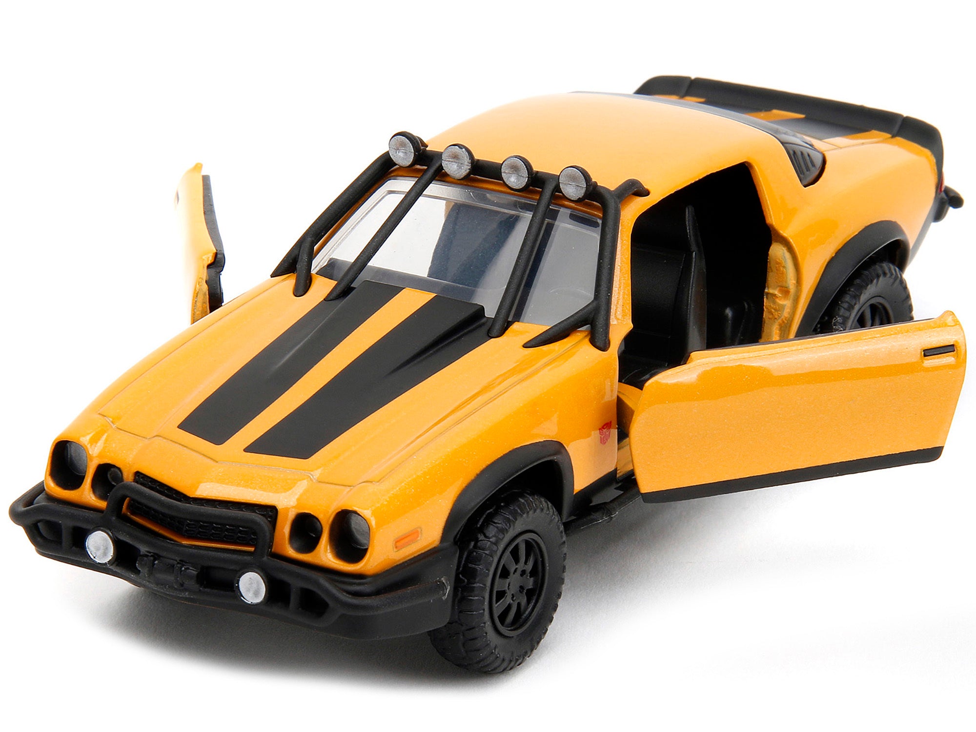 1977 Chevrolet Camaro Off-Road Version Yellow Metallic with Black Stripes "Transformers: Rise of the Beasts" (2023) Movie "Hollywood Rides" Series 1/32 Diecast Model Car by Jada Jada