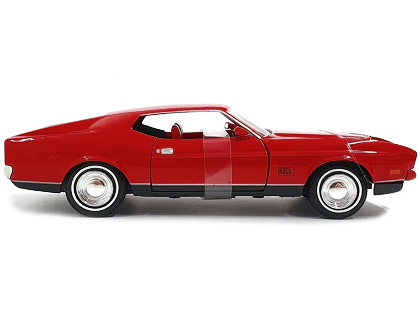 1971 Ford Mustang Mach 1 Red James Bond 007 "Diamonds are Forever" (1971) Movie "James Bond Collection" Series 1/24 Diecast Model Car by Motormax Motormax