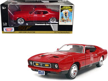 Load image into Gallery viewer, 1971 Ford Mustang Mach 1 Red James Bond 007 &quot;Diamonds are Forever&quot; (1971) Movie &quot;James Bond Collection&quot; Series 1/24 Diecast Model Car by Motormax Motormax
