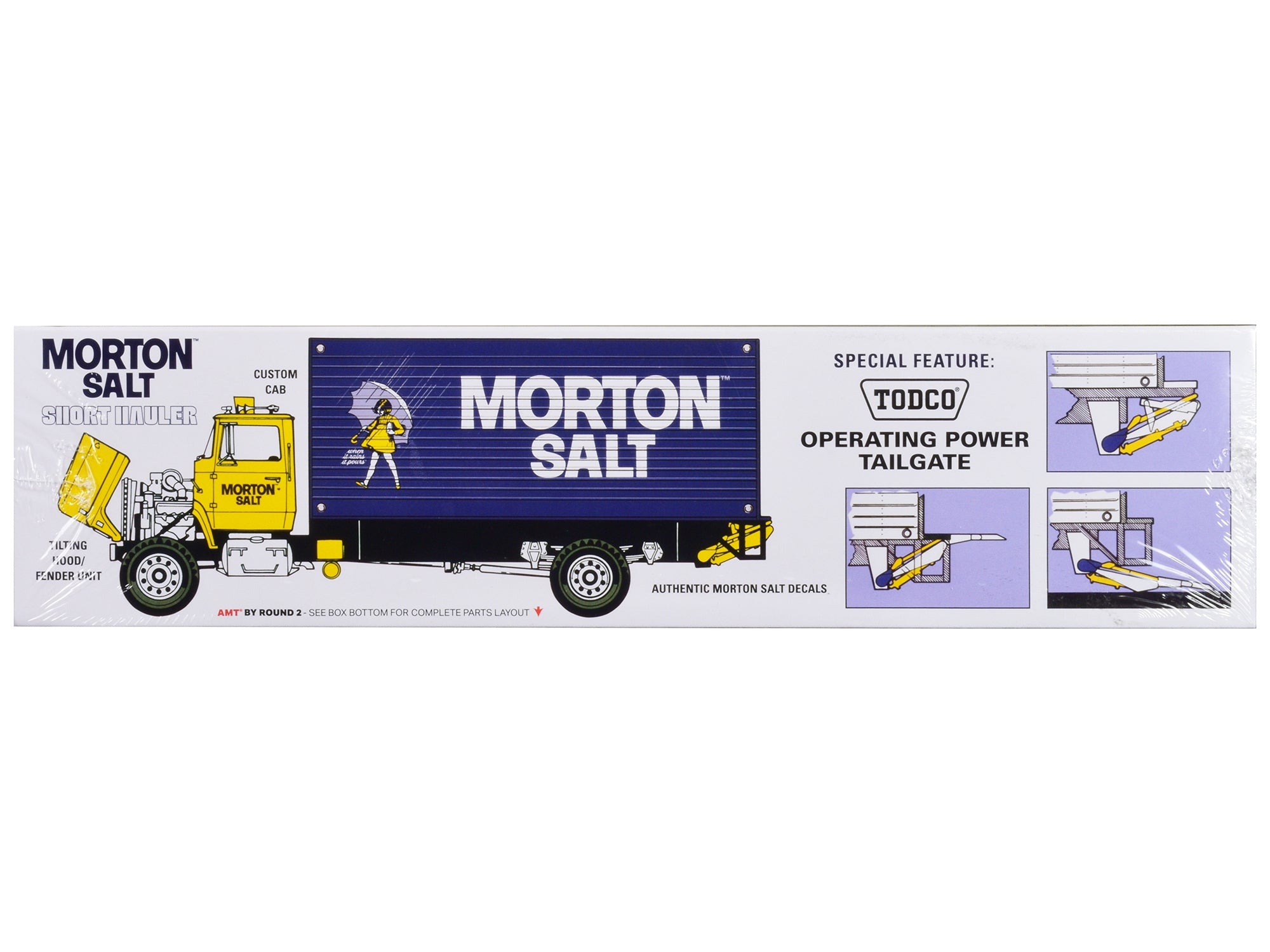 Skill 3 Model Kit Ford Louisville Line Short Hauler "Morton Salt" 1/25 Scale Model by AMT AMT