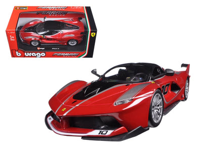 Ferrari Racing FXX-K #10 Red 1/24 Diecast Model Car by Bburago Bburago