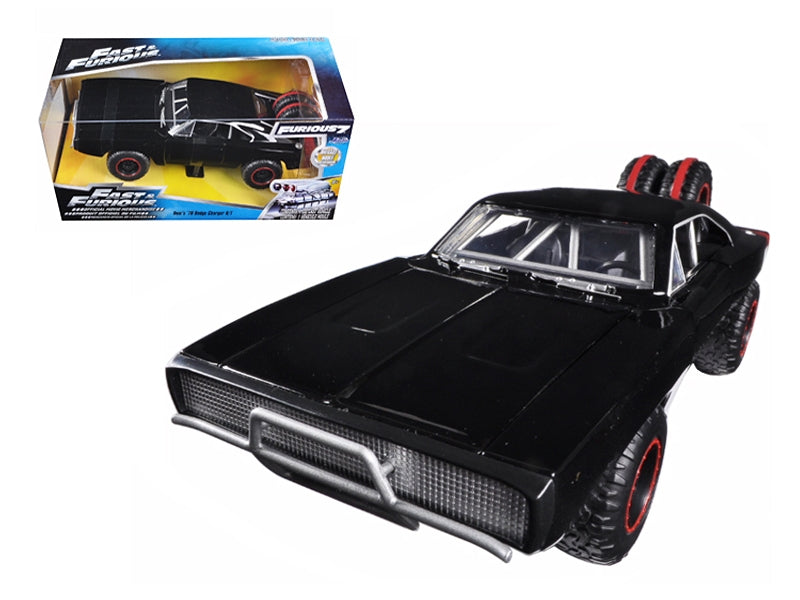 Dom's 1970 Dodge Charger R/T Off Road Version "Fast & Furious 7" Movie 1/24 Diecast Model Car by Jada Jada