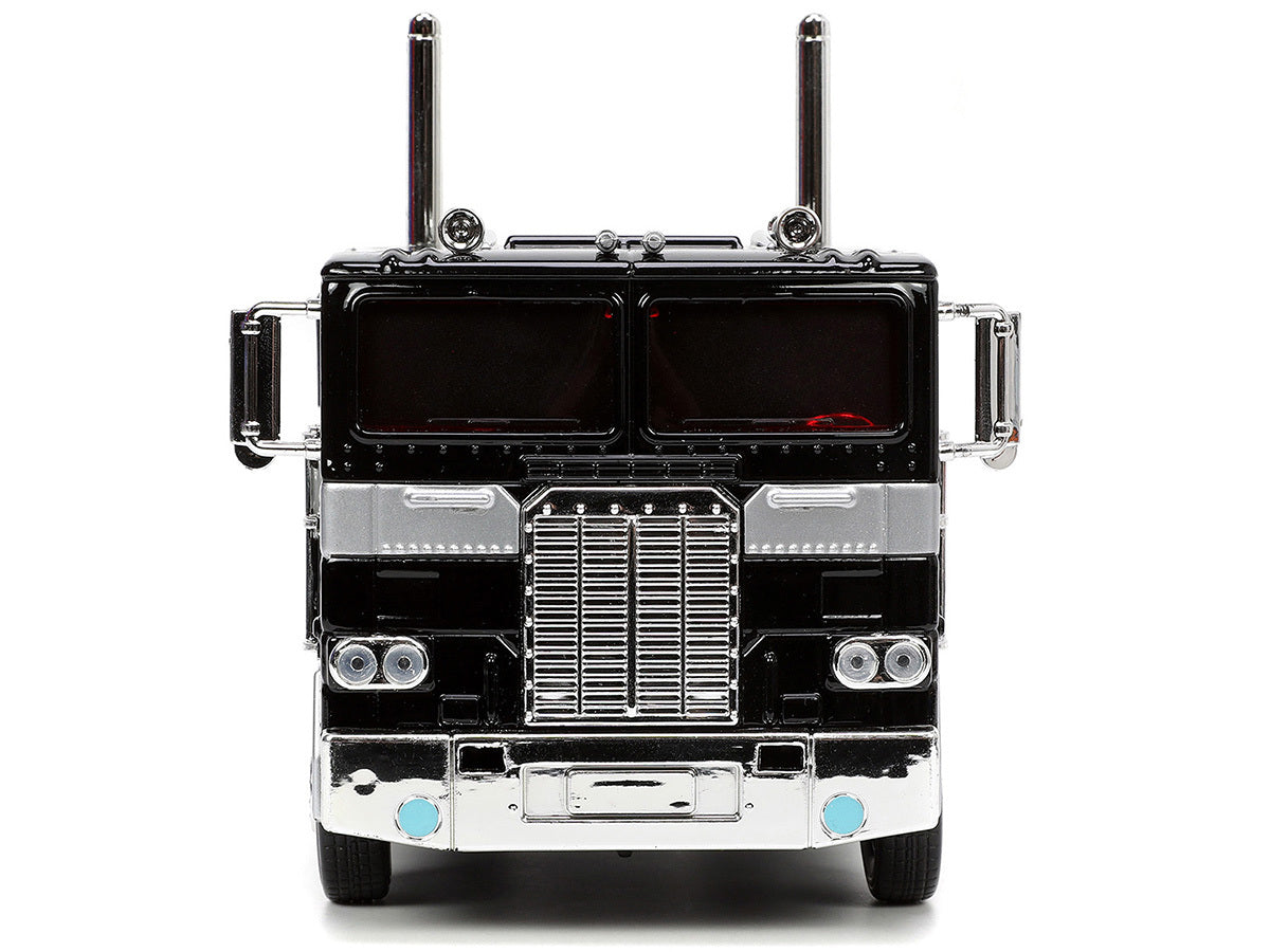 Decepticon Nemesis Prime with Robot on Chassis "Transformers" TV Series "Hollywood Rides" Series 1/24 Diecast Model by Jada Jada