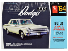 Load image into Gallery viewer, Skill 2 Model Kit 1964 Dodge 330 1/25 Scale Model by AMT AMT
